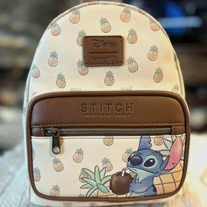 DISNEY Loungefly Disney Lilo & Stitch Pineapple Mini Backpack- NEW (NWT)